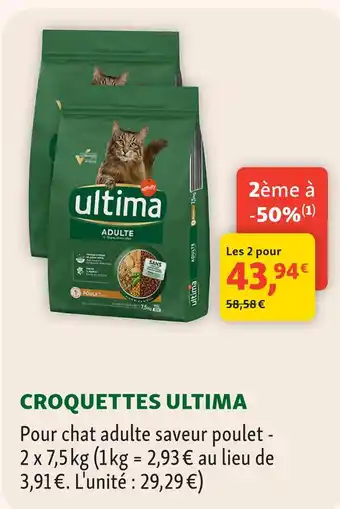 Maxi Zoo Ultima croquettes offre