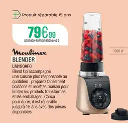 Extra Moulinex blender lm190af0 offre