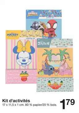 Zeeman Disney / marvel kit d'activités offre