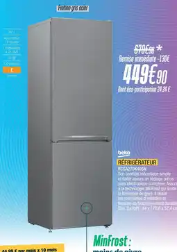 Proxi Confort Beko réfrigérateur offre