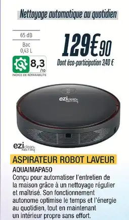 Proxi Confort Eziclean aspirateur robot laveur offre