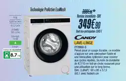Proxi Confort Candy lave-linge offre