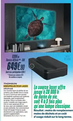 Proxi Confort Thomson vidéoprojecteur laser offre