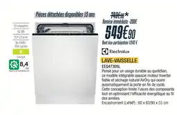 Proxi Confort Electrolux lave-vaisselle offre