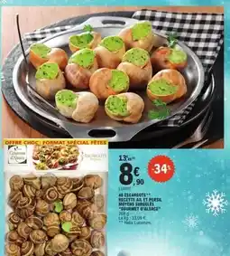 E.Leclerc Gourmet d'alsace - 48 escargots recette ail e persill goorgente d'alsace offre