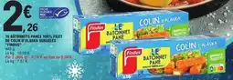 E.Leclerc Findus - 16 bâtonnets pâtés 100% filet de bonne d'alsace surgelés offre