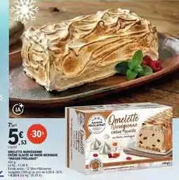 E.Leclerc Prolainat - orchette mavrevergine creme glacee au from meringue maison prolaint offre