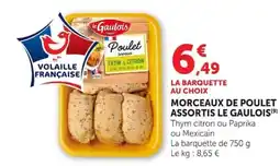 Super U LE GAULOIS Morceaux de poulet assortis offre