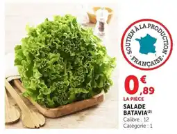 Super U Salade batavia offre