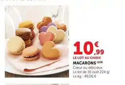 Super U Macarons offre