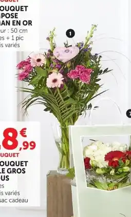 Super U Bouquet compose maman en or offre