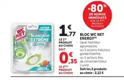 Super U Bloc wc net energy offre