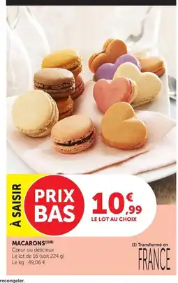 Super U Macarons offre
