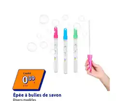 Action Épée à bulles de savon offre