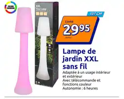 Action Lampe de jardin XXL sans fil offre
