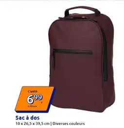 Action Sac à dos offre