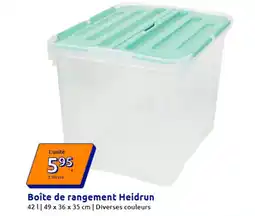 Action Boîte de rangement Heidrun offre