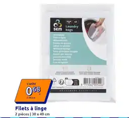 Action Filets à linge 2 pièces offre
