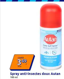 Action AUTAN Spray anti-insectes doux offre
