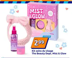 Action Kit soins du visage The Beauty Dept. Mist & Glow offre