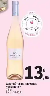 E.Leclerc Aoc côtes de provence offre