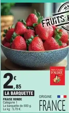 E.Leclerc Fraise ronde offre