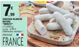 E.Leclerc Moritz - saucisse blanche nature offre