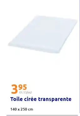 Action Toile cirée transparente offre