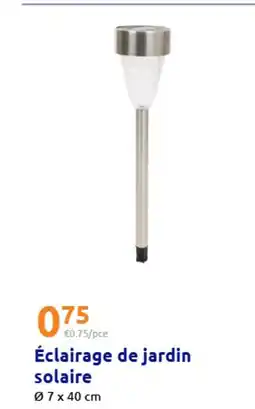 Action Éclairage de jardin solaire offre