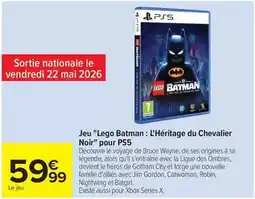 Carrefour Drive Batman - jeu lego : l'héritage du chevalier noir pour ps5 offre