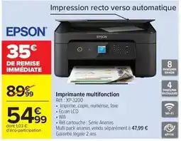 Carrefour Drive Epson - imprimante multifonction offre