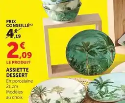 Super U Artime - assiette dessert offre
