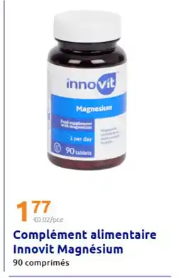 Action Complément alimentaire Innovit Magnésium 90 comprimés offre
