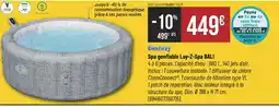 Bricorama BESTWAY Spa gonflable Lay-Z-Spa Bali offre