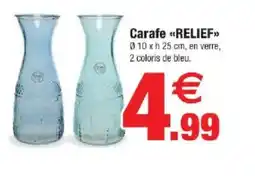 Bazarland Carafe relief offre