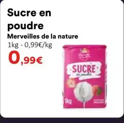 Hmarket MERVEILLES DE LA NATURE Sucre en poudre offre
