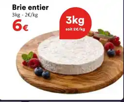 Hmarket Brie entier offre