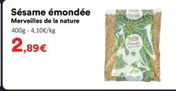 Hmarket MERVEILLES DE LA NATURE Sésame émondée offre
