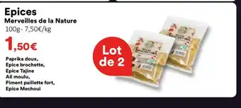Hmarket MERVEILLES DE LA NATURE Epices offre