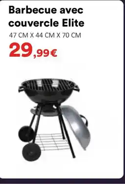 Hmarket Barbecue avec couvercle Elite offre