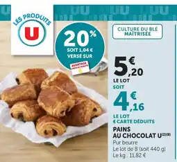 Bi1 U Pains au chocolat offre