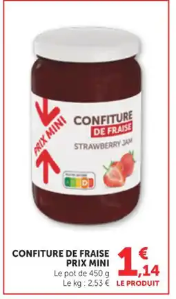 Bi1 Confiture de fraise prix mini offre