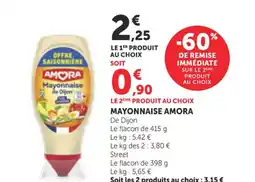 Bi1 AMORA Mayonnaise offre