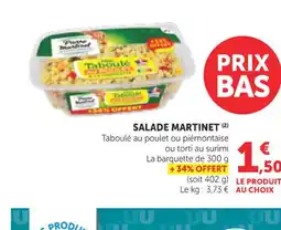 Bi1 MARTINET Salade offre