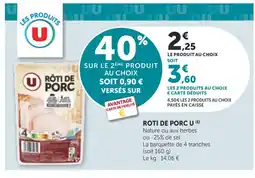 Bi1 U Roti de porc offre