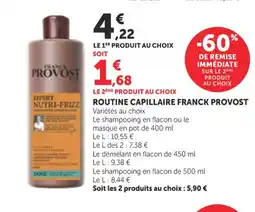 Bi1 FRANCK PROVOST Routine capillaire offre