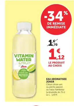 Bi1 JOKER Eau aromatisee offre