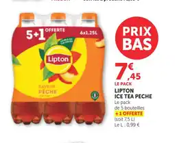 Bi1 LIPTON Ice tea peche offre