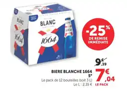 Bi1 1664 Biere blanche offre