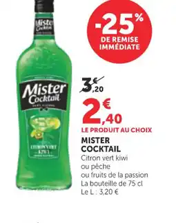 Bi1 MISTER COCKTAIL offre